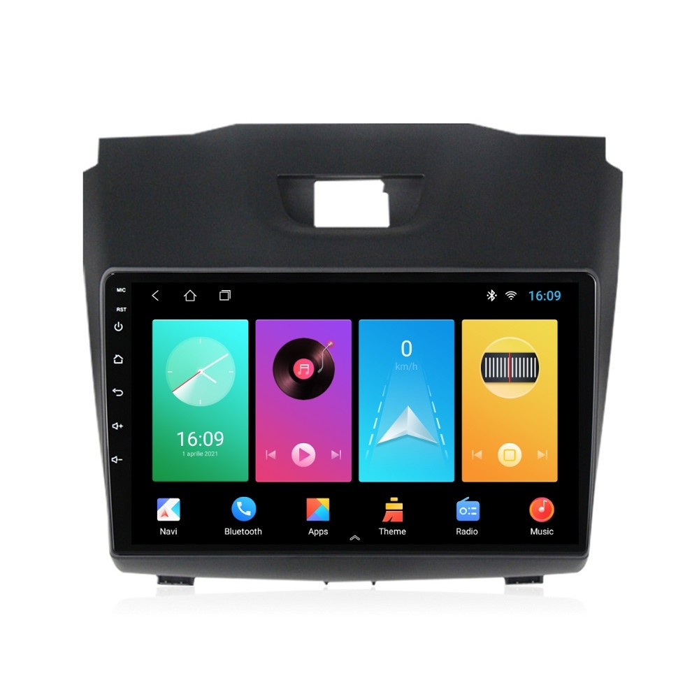 Navigatie dedicata cu Android Isuzu D-Max II 2012 - 2020, 2GB RAM, Radio GPS Dual Zone, Display HD IPS 9" Touchscreen, Internet Wi-Fi, Bluetooth, MirrorLink, USB