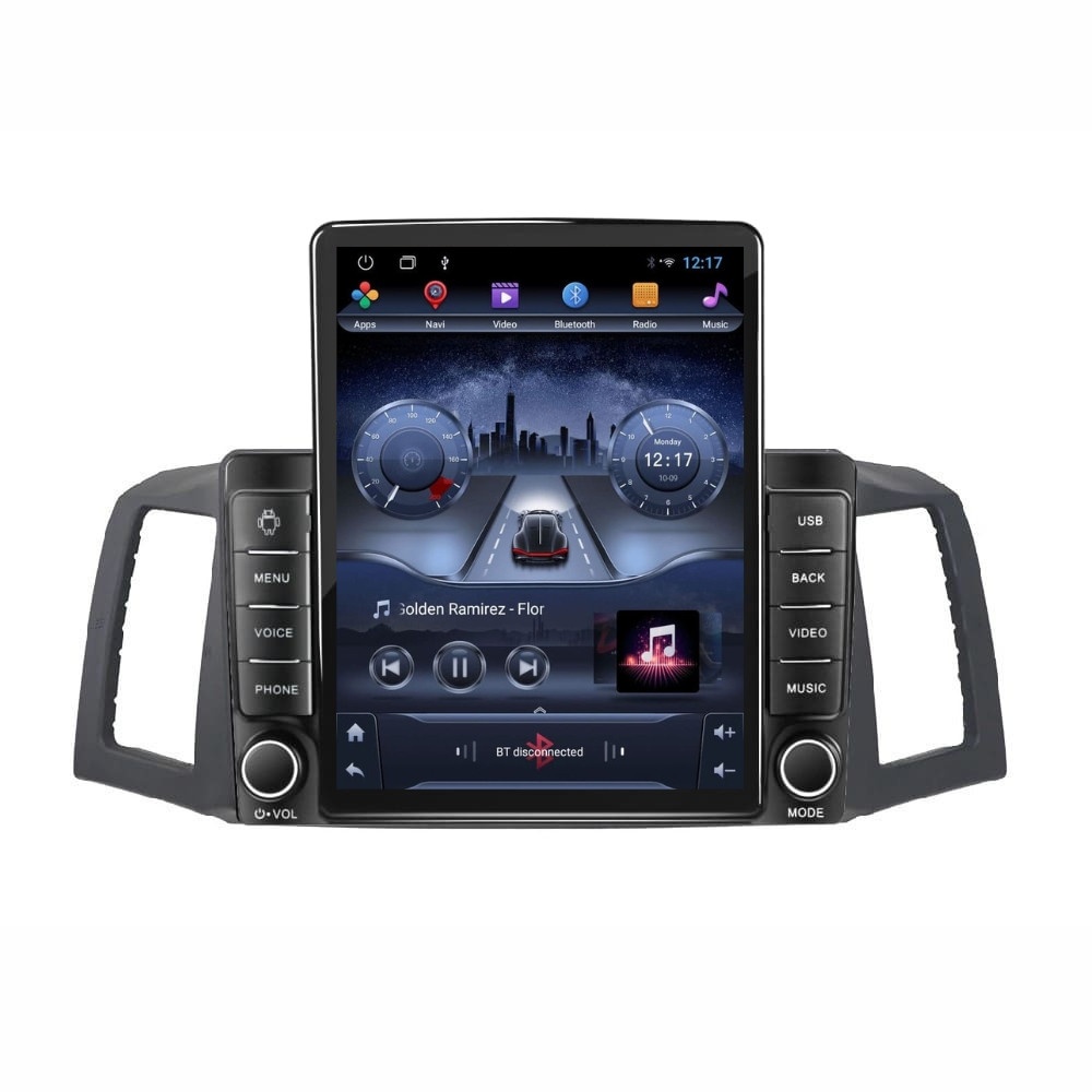 Navigatie dedicata cu Android Jeep Grand Cherokee III 2004 - 2007 fara navigatie originala, 2GB RAM, Radio GPS Dual Zone, Touchscreen IPS 9.7" HD tip Tesla, Internet Wi-Fi, Bluetooth, Mirror
