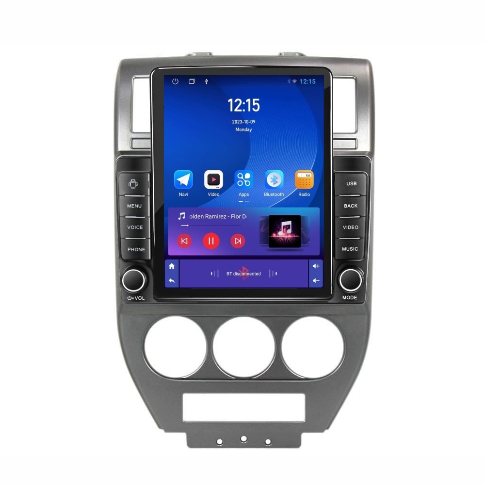Navigatie dedicata cu Android Jeep Patriot I 2006 - 2010, 1GB RAM, Radio GPS Dual Zone, Touchscreen IPS 9.7" HD tip Tesla, Internet Wi-Fi, Bluetooth, MirrorLink, USB