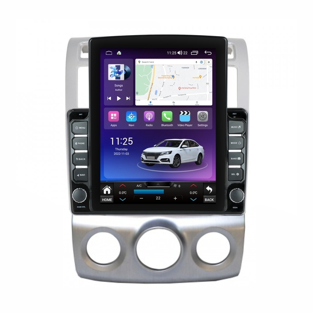 Navigatie dedicata cu Android KIA Sportage 2004 - 2010 fabricata in Coreea, clima manuala, 4GB RAM, Radio GPS Dual Zone, Touchscreen IPS 9.7" HD tip Tesla, Internet Wi-Fi si slot SIM 4G, Blu