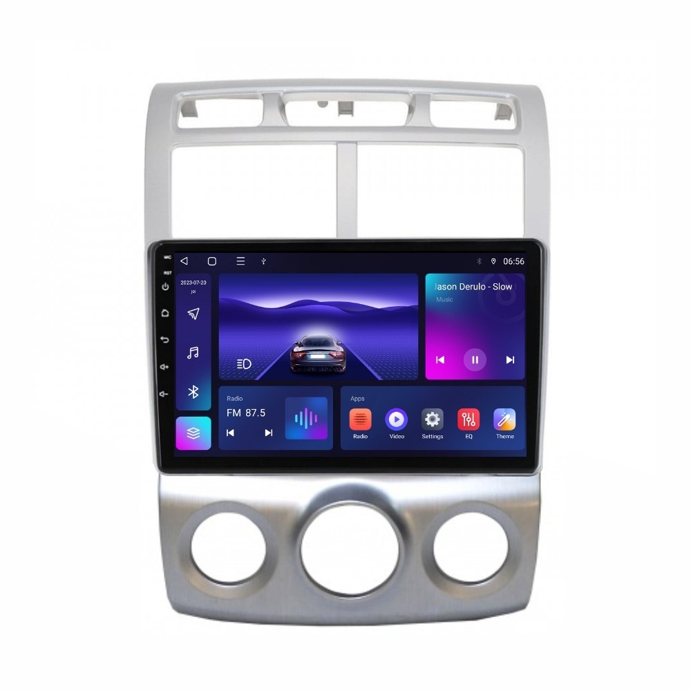 Navigatie dedicata cu Android KIA Sportage 2004 - 2010 fabricata in Coreea, clima manuala, 4GB RAM, Radio GPS Dual Zone, Display HD IPS 9" Touchscreen, Internet Wi-Fi, Bluetooth, MirrorLink,