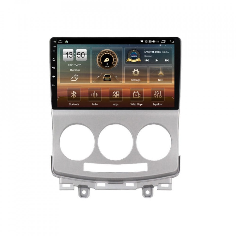 Navigatie dedicata cu Android Mazda 5 2005 - 2010, 6GB RAM, Radio GPS Dual Zone, Display HD QLED 9" Touchscreen, Internet Wi-Fi si slot SIM 4G, Bluetooth, MirrorLink, USB