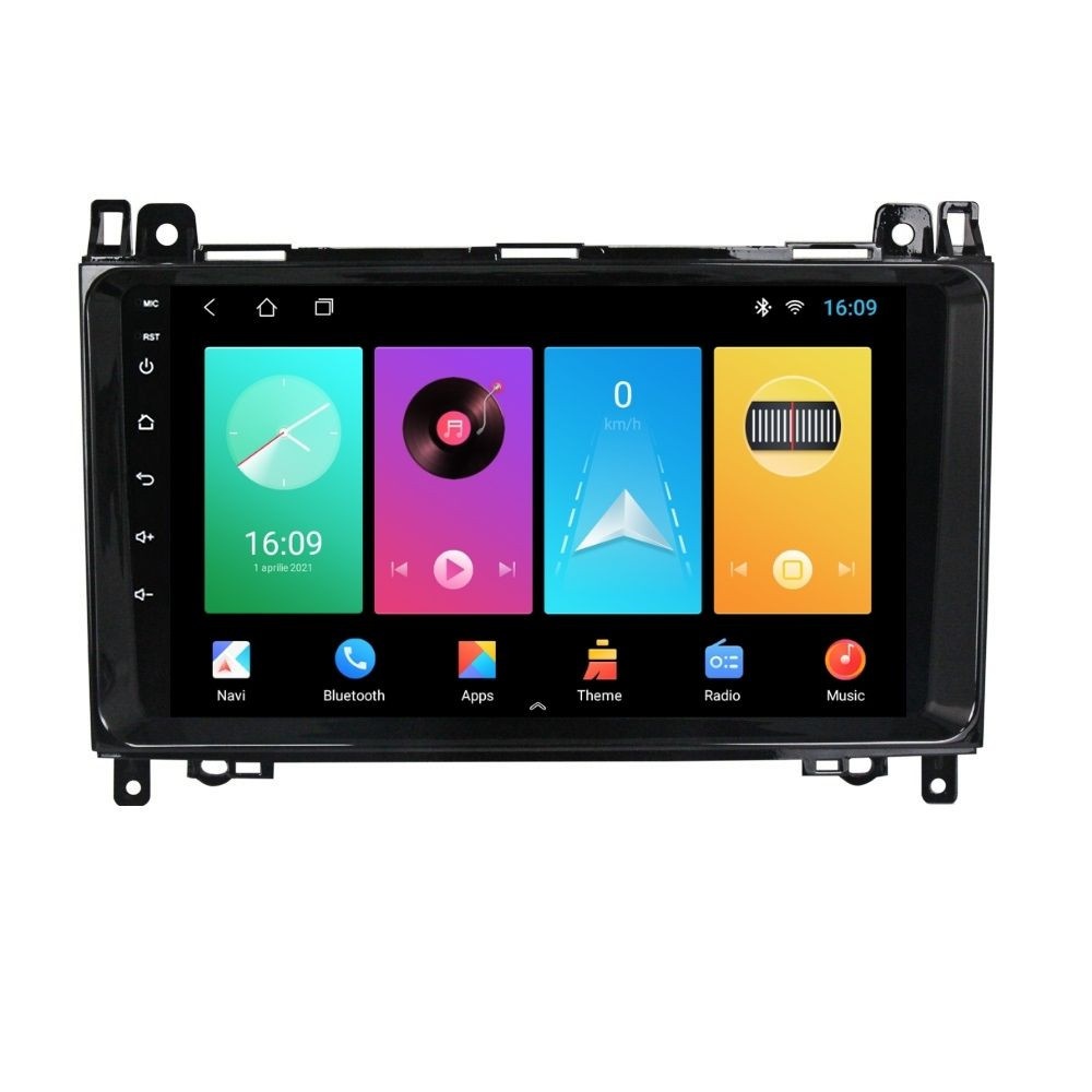 Navigatie dedicata cu Android Mercedes Sprinter 2006 - 2018, 1GB RAM, Radio GPS Dual Zone, Display HD IPS 9" Touchscreen, Internet Wi-Fi, Bluetooth, MirrorLink, USB