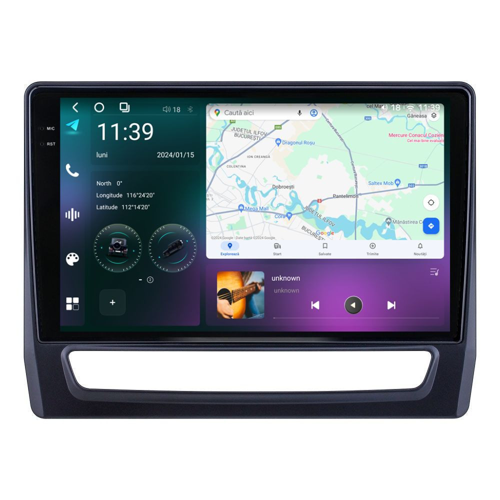 Navigatie dedicata cu Android Mitsubishi ASX 2019 - 2023, 12GB RAM, Radio GPS Dual Zone, Display 2K QLED 10.36" Touchscreen, Internet Wi-Fi si slot SIM 4G, Bluetooth, MirrorLink, USB