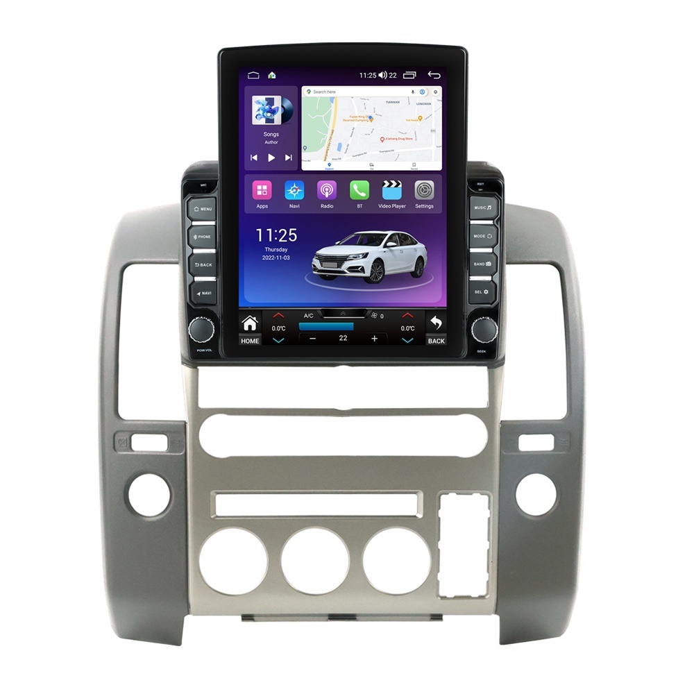 Navigatie dedicata cu Android Nissan Navara D40 2004 - 2010 cu navigatie originala, 4GB RAM, Radio GPS Dual Zone, Touchscreen IPS 9.7" HD tip Tesla, Internet Wi-Fi si slot SIM 4G, Bluetooth, MirrorLink, USB