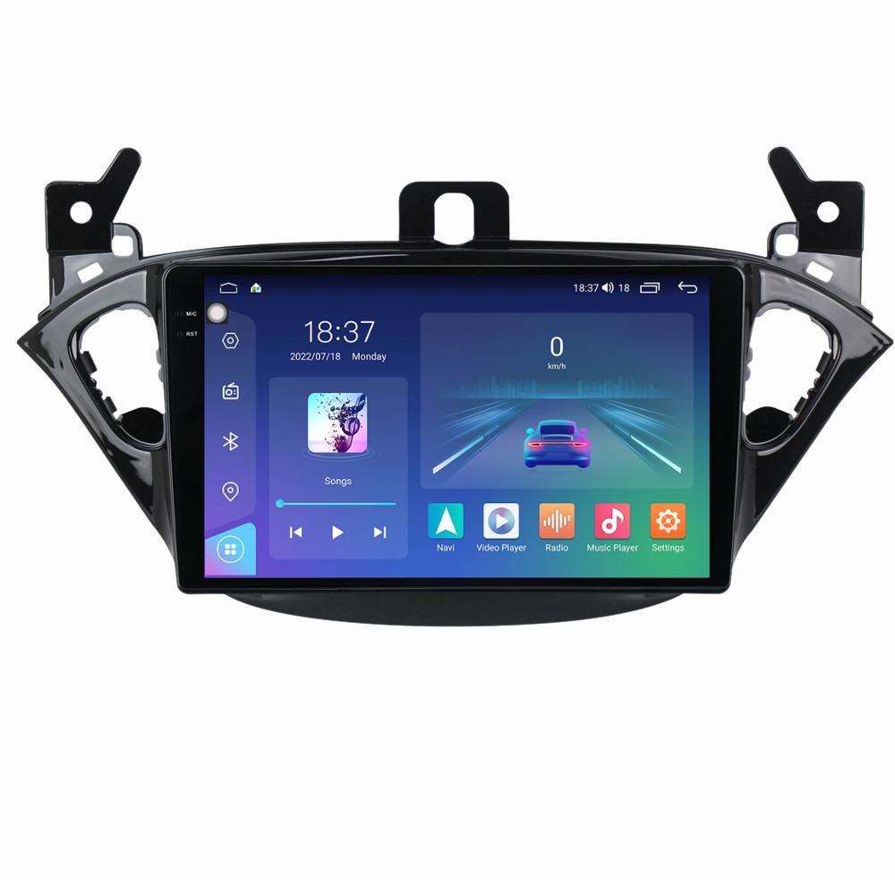 Navigatie dedicata cu Android Opel Corsa E 2014 - 2019, 4GB RAM, Radio GPS Dual Zone, Display 2K QLED 9.5" Touchscreen, Internet Wi-Fi si slot SIM 4G, Bluetooth, MirrorLink, USB