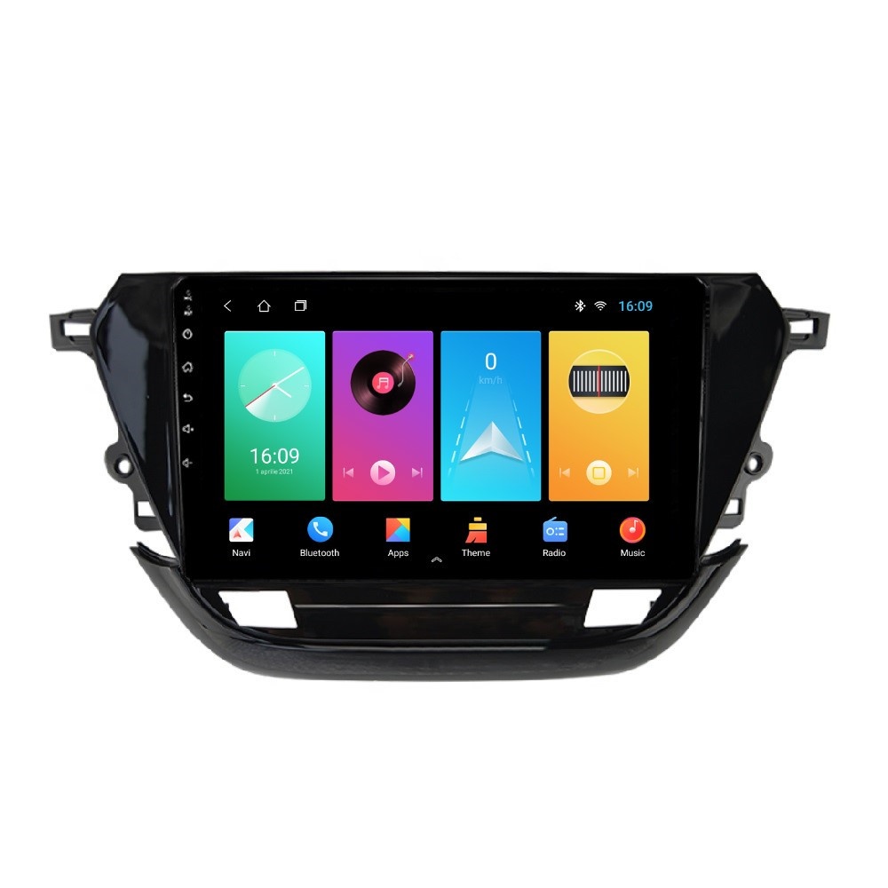 Navigatie dedicata cu Android Opel Corsa F dupa 2019, 1GB RAM, Radio GPS Dual Zone, Display HD IPS 9" Touchscreen, Internet Wi-Fi, Bluetooth, MirrorLink, USB