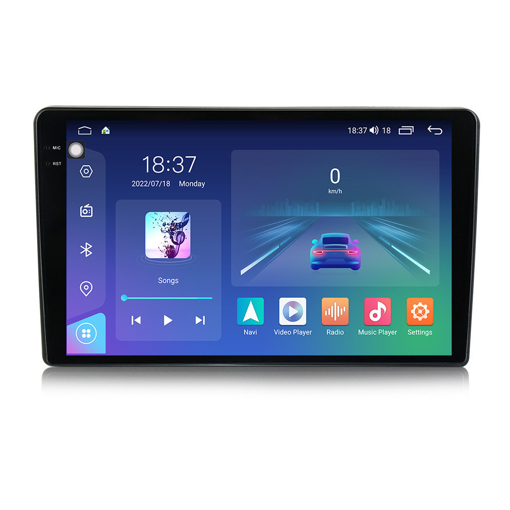 Navigatie dedicata cu Android Peugeot 308 II 2013 - 2021, 8GB RAM, Radio GPS Dual Zone, Display 2K QLED 9.5" Touchscreen, Internet Wi-Fi si slot SIM 4G, Bluetooth, MirrorLink, USB