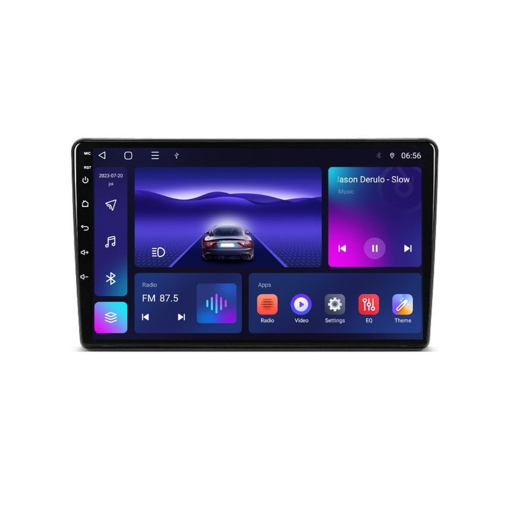 Navigatie dedicata cu Android Peugeot Partner 2008 - 2018, 3GB RAM, Radio GPS Dual Zone, Display HD QLED 9" Touchscreen, Internet Wi-Fi si slot SIM 4G, Bluetooth, MirrorLink, USB