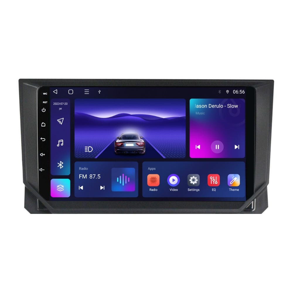 Navigatie dedicata cu Android Seat Ibiza V 2017 - 2021, 3GB RAM, Radio GPS Dual Zone, Display HD QLED 9" Touchscreen, Internet Wi-Fi si slot SIM 4G, Bluetooth, MirrorLink, USB