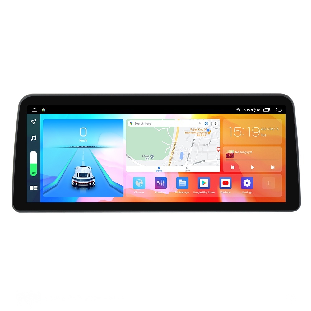 Navigatie dedicata cu Android Skoda Fabia III 2014 - 2021, 4GB RAM, Radio GPS Dual Zone, Display QLED 12.3" Touchscreen, Internet Wi-Fi si slot SIM 4G, Bluetooth, MirrorLink, USB