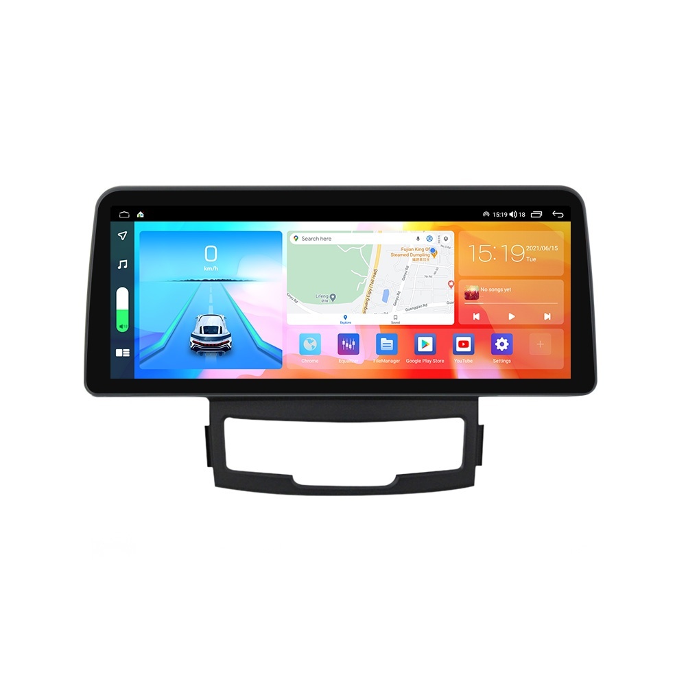 Navigatie dedicata cu Android Ssangyong Korando 2010 - 2013, 4GB RAM, Radio GPS Dual Zone, Display QLED 12.3" Touchscreen, Internet Wi-Fi si slot SIM 4G, Bluetooth, MirrorLink, USB