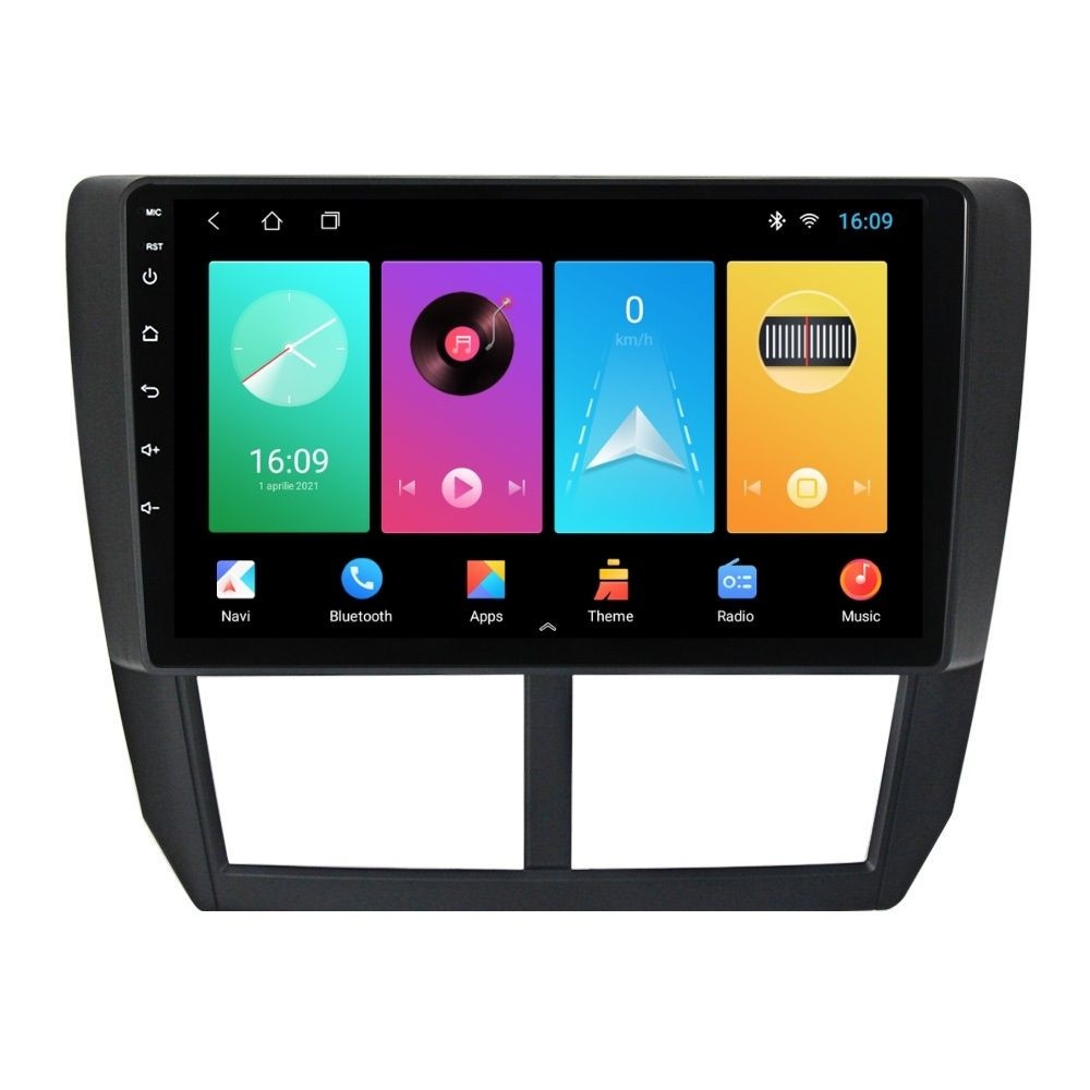 Navigatie dedicata cu Android Subaru Forester 2008 - 2013, 2GB RAM, Radio GPS Dual Zone, Display HD IPS 9" Touchscreen, Internet Wi-Fi, Bluetooth, MirrorLink, USB
