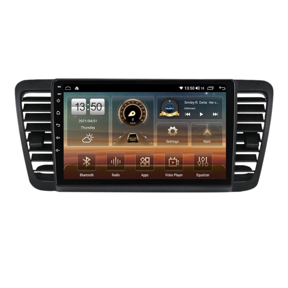Navigatie dedicata cu Android Subaru Outback / Legacy 2003 - 2009, 4GB RAM, Radio GPS Dual Zone, Display HD QLED 9" Touchscreen, Internet Wi-Fi si slot SIM 4G, Bluetooth, MirrorLink, USB