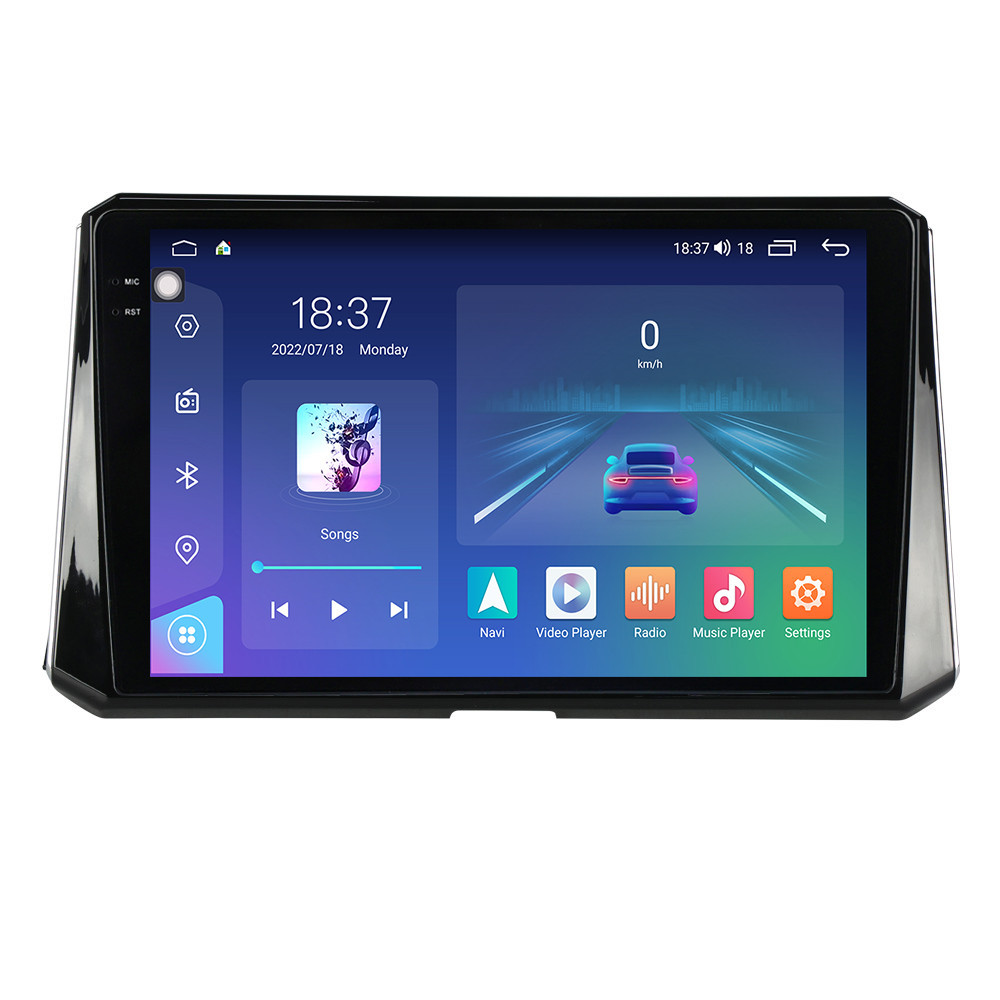 Navigatie dedicata cu Android Toyota Corolla E21 dupa 2019, 8GB RAM, Radio GPS Dual Zone, Display 2K QLED 10.36" Touchscreen, Internet Wi-Fi si slot SIM 4G, Bluetooth, MirrorLink, USB