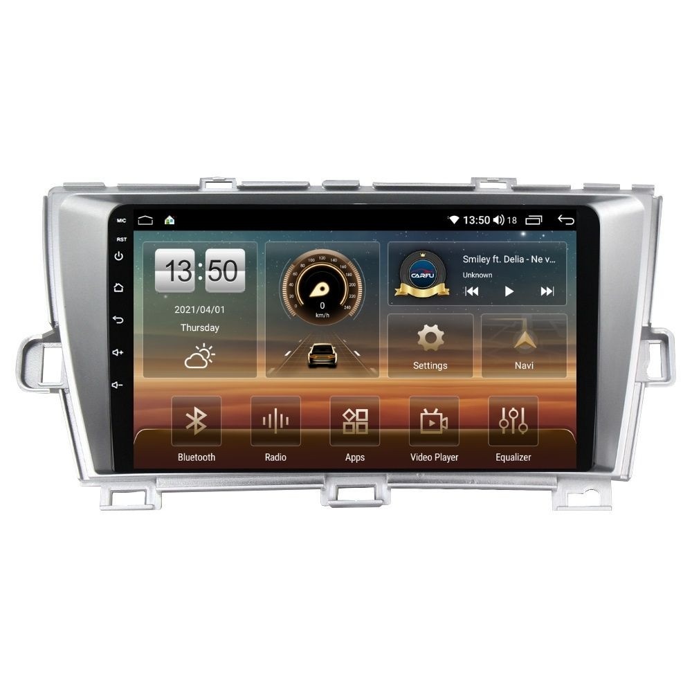 Navigatie dedicata cu Android Toyota Prius 2009 - 2015, 4GB RAM, Radio GPS Dual Zone, Display HD QLED 9" Touchscreen, Internet Wi-Fi si slot SIM 4G, Bluetooth, MirrorLink, USB