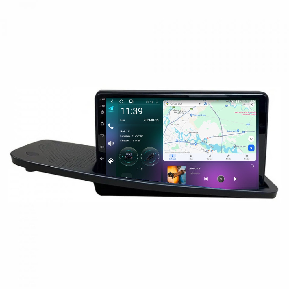 Navigatie dedicata cu Android Volvo S80 II 2006 - 2012 cu navigatie originala, 12GB RAM, Radio GPS Dual Zone, Display 2K QLED 9.5" Touchscreen, Internet Wi-Fi si slot SIM 4G, Bluetooth, MirrorLink, USB