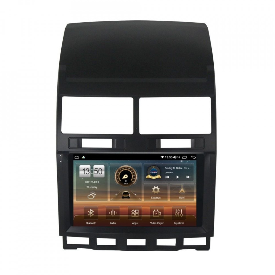 Navigatie dedicata cu Android VW Touareg 7L 2002 - 2011, 6GB RAM, Radio GPS Dual Zone, Display HD QLED 9" Touchscreen, Internet Wi-Fi si slot SIM 4G, Bluetooth, MirrorLink, USB