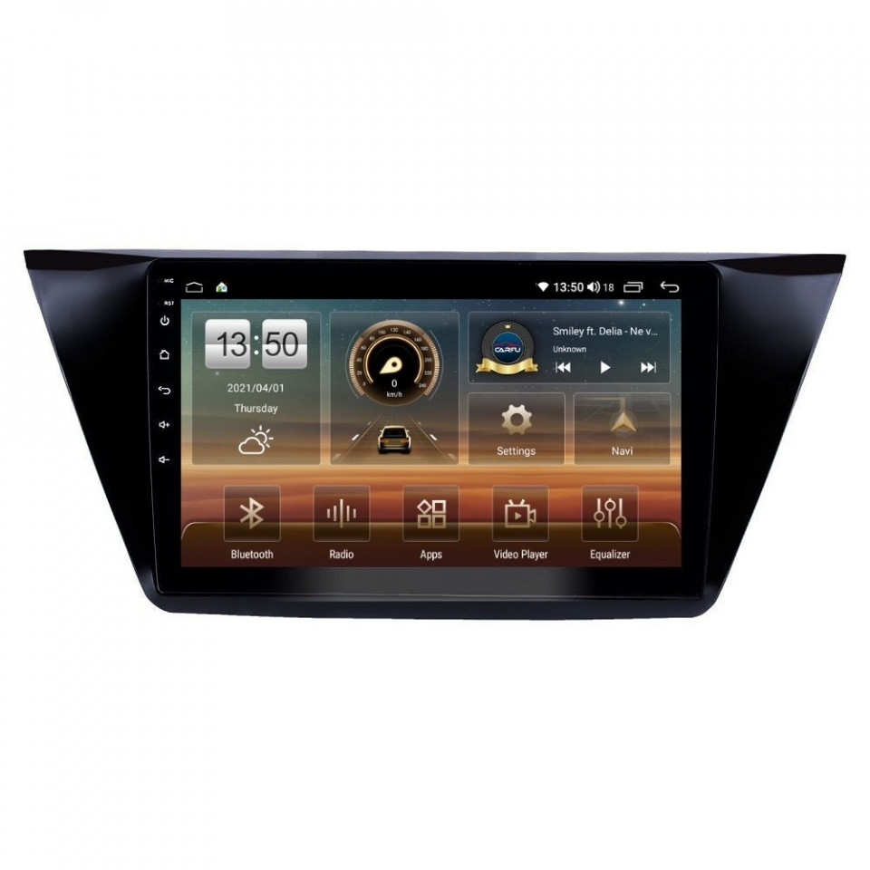 Navigatie dedicata cu Android VW Touran III dupa 2015, 8GB RAM, Radio GPS Dual Zone, Display HD QLED 10" Touchscreen, Internet Wi-Fi si slot SIM 4G, Bluetooth, MirrorLink, USB
