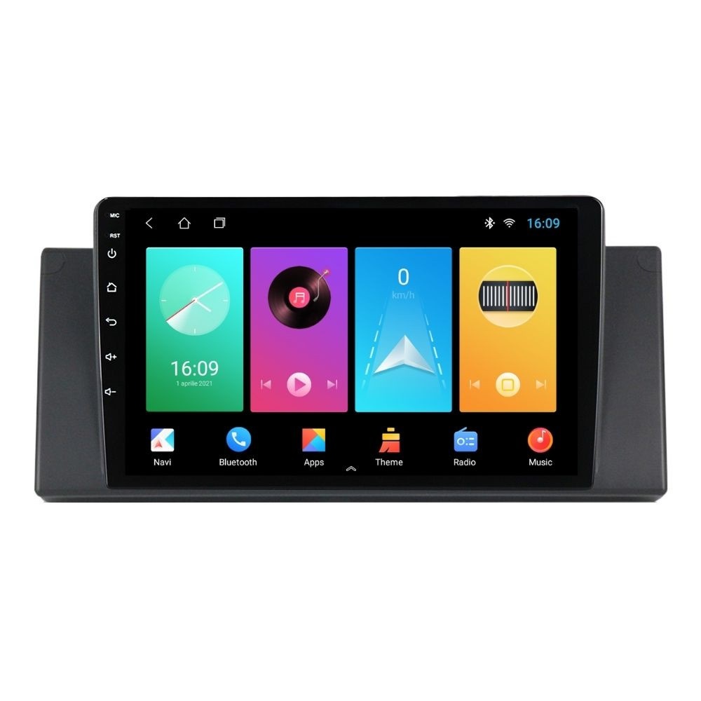 Navigatie dedicata cu Android BMW X5 (E53) 2000 - 2006, 2GB RAM, Radio GPS Dual Zone, Display HD IPS 9" Touchscreen, Internet Wi-Fi, Bluetooth, MirrorLink, USB