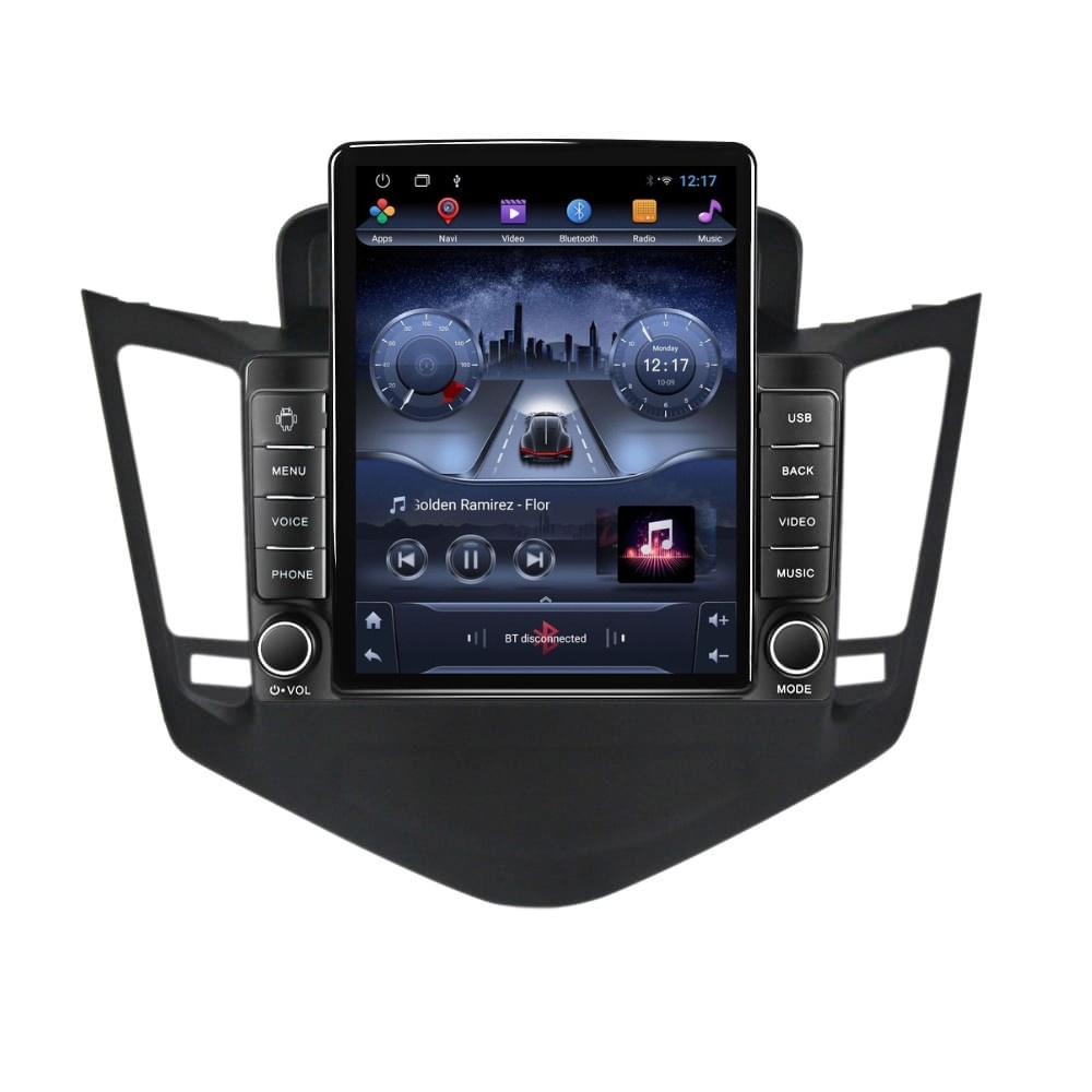 Navigatie dedicata cu Android Chevrolet Cruze 2008 - 2013, 2GB RAM, Radio GPS Dual Zone, Touchscreen IPS 9.7" HD tip Tesla, Internet Wi-Fi, Bluetooth, MirrorLink, USB