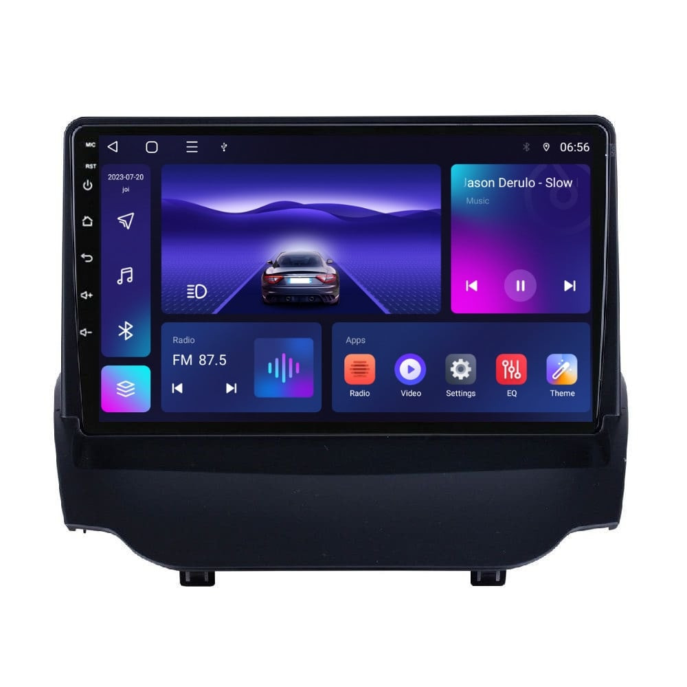 Navigatie dedicata cu Android Ford Ecosport 2012 - 2018, 3GB RAM, Radio GPS Dual Zone, Display HD QLED 9" Touchscreen, Internet Wi-Fi si slot SIM 4G, Bluetooth, MirrorLink, USB