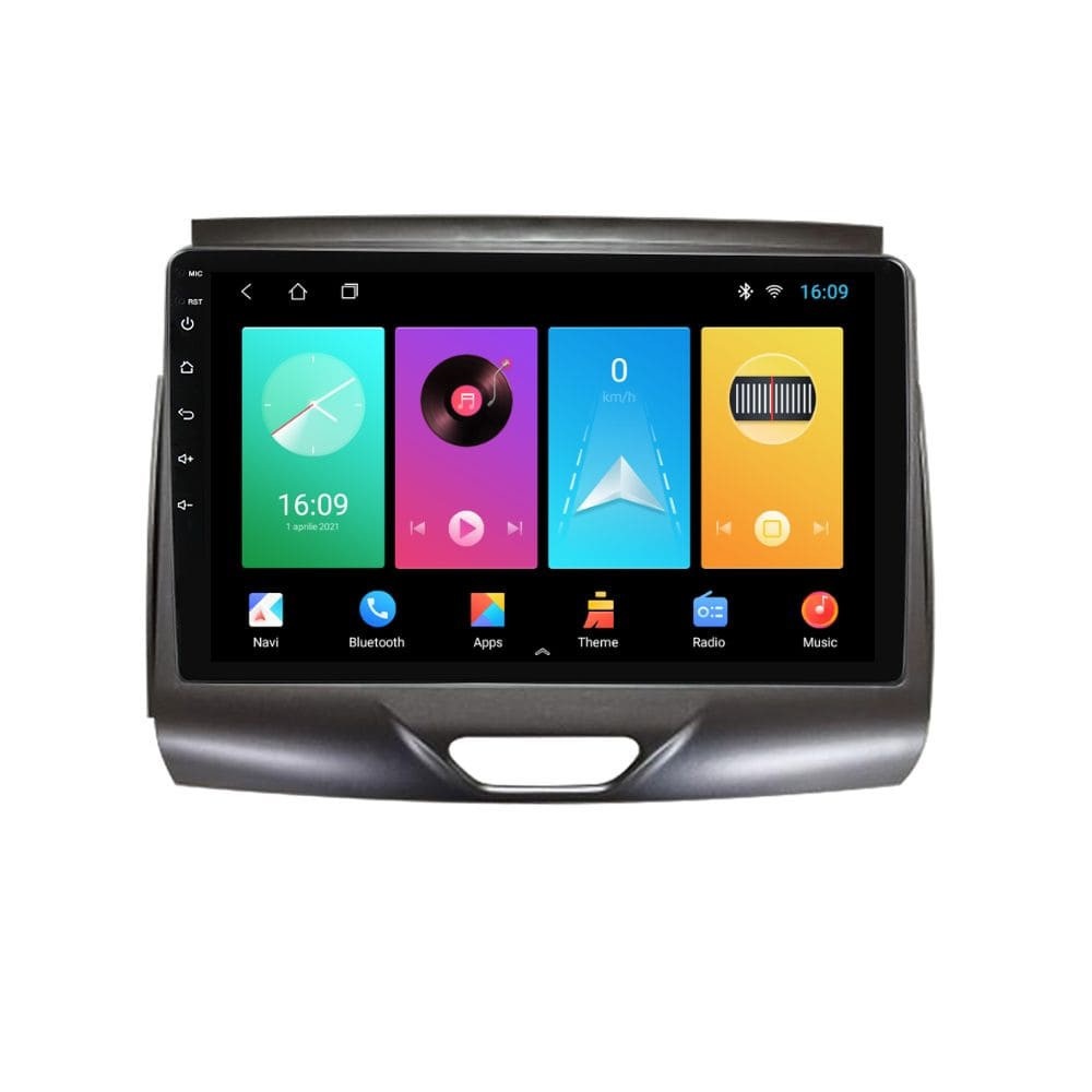 Navigatie dedicata cu Android Ford Ranger dupa 2015 cu navigatie originala, 1GB RAM, Radio GPS Dual Zone, Display HD IPS 9" Touchscreen, Internet Wi-Fi, Bluetooth, MirrorLink, USB