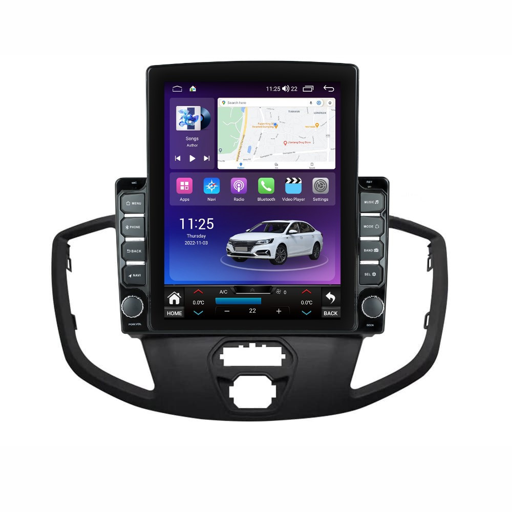 Navigatie dedicata cu Android Ford Transit 2014 - 2020, 8GB RAM, Radio GPS Dual Zone, Touchscreen IPS 9.7" HD tip Tesla, Internet Wi-Fi si slot SIM 4G, Bluetooth, MirrorLink, USB