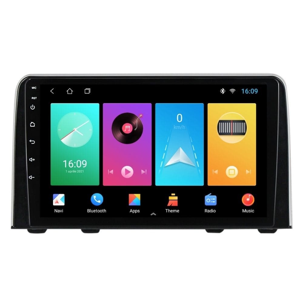 Navigatie dedicata cu Android Honda CR-V V 2017 - 2022, 2GB RAM, Radio GPS Dual Zone, Display HD IPS 9" Touchscreen, Internet Wi-Fi, Bluetooth, MirrorLink, USB