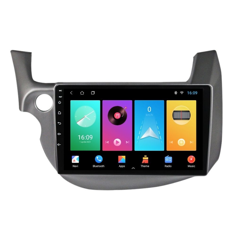 Navigatie dedicata cu Android Honda Jazz III 2007 - 2013, 2GB RAM, Radio GPS Dual Zone, Display HD IPS 10" Touchscreen, Internet Wi-Fi, Bluetooth, MirrorLink, USB