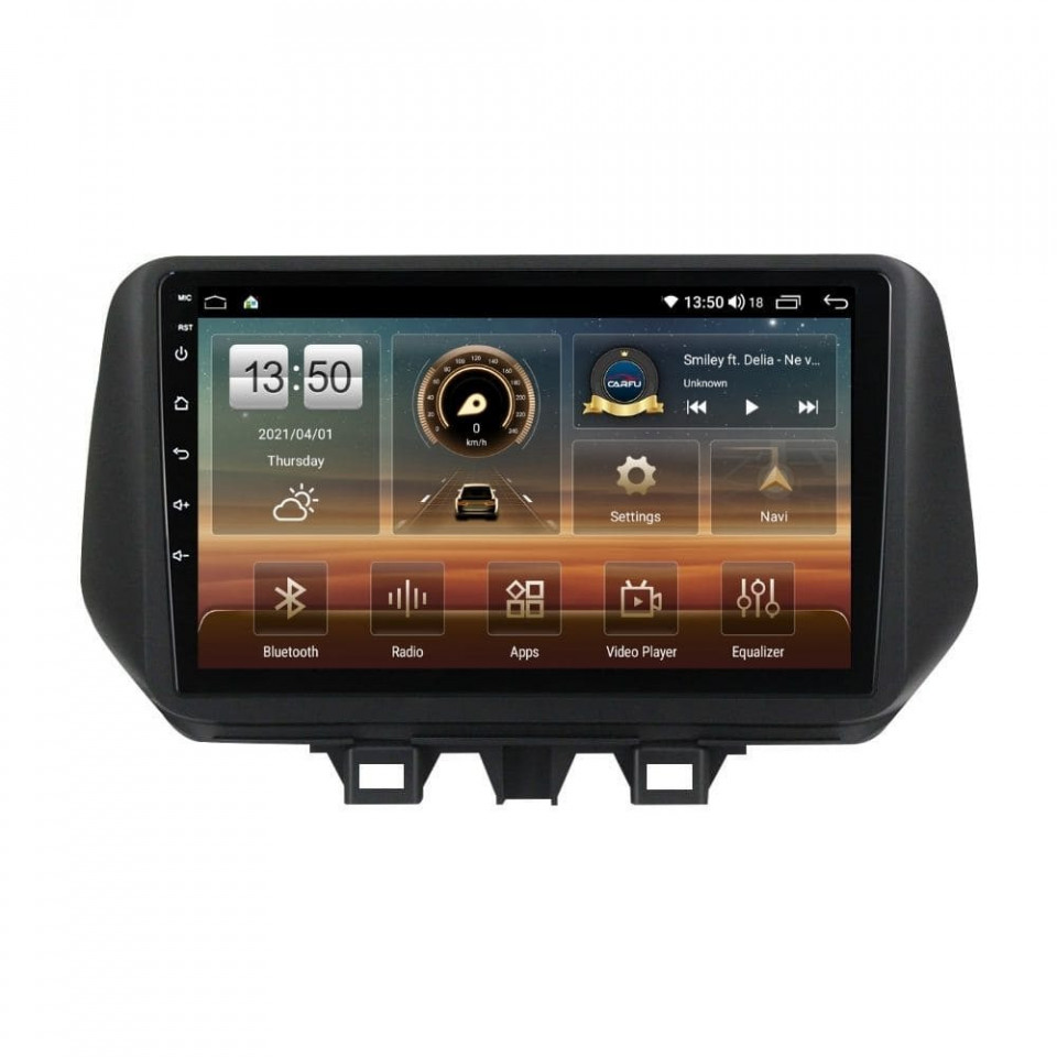 Navigatie dedicata cu Android Hyundai Tucson 2018 - 2020, 8GB RAM, Radio GPS Dual Zone, Display HD QLED 10" Touchscreen, Internet Wi-Fi si slot SIM 4G, Bluetooth, MirrorLink, USB