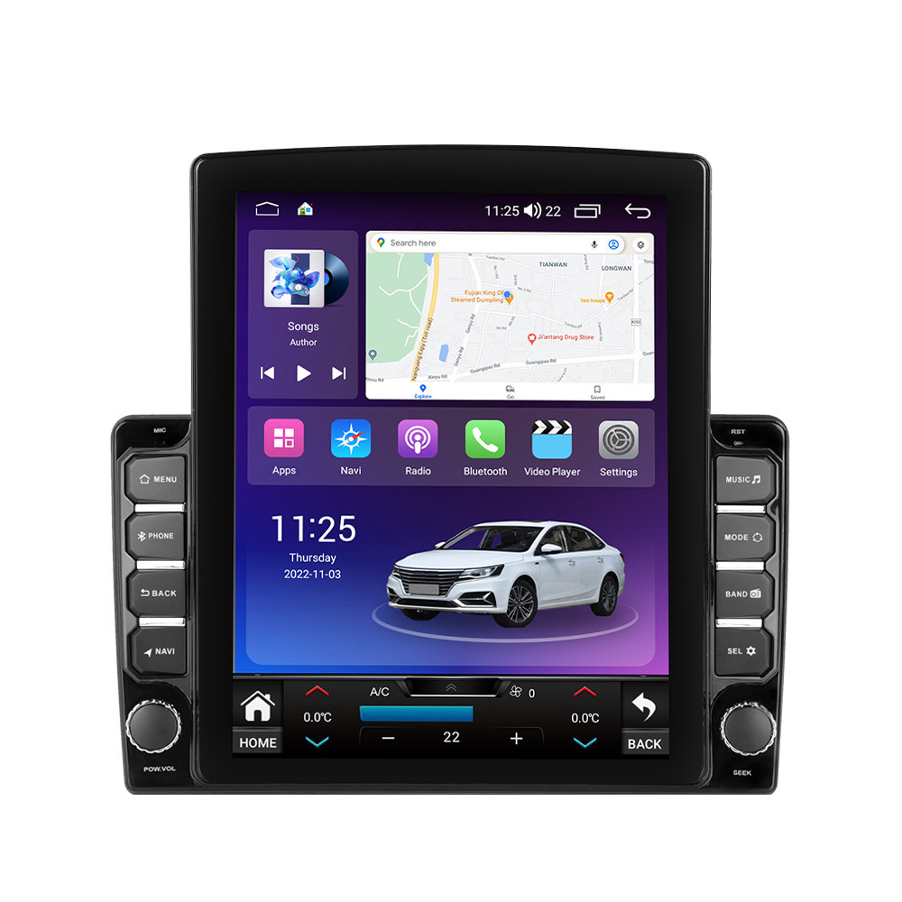 Navigatie dedicata cu Android Jeep Cherokee IV 2007 - 2014, 4GB RAM, Radio GPS Dual Zone, Touchscreen IPS 9.7" HD tip Tesla, Internet Wi-Fi si slot SIM 4G, Bluetooth, MirrorLink, USB