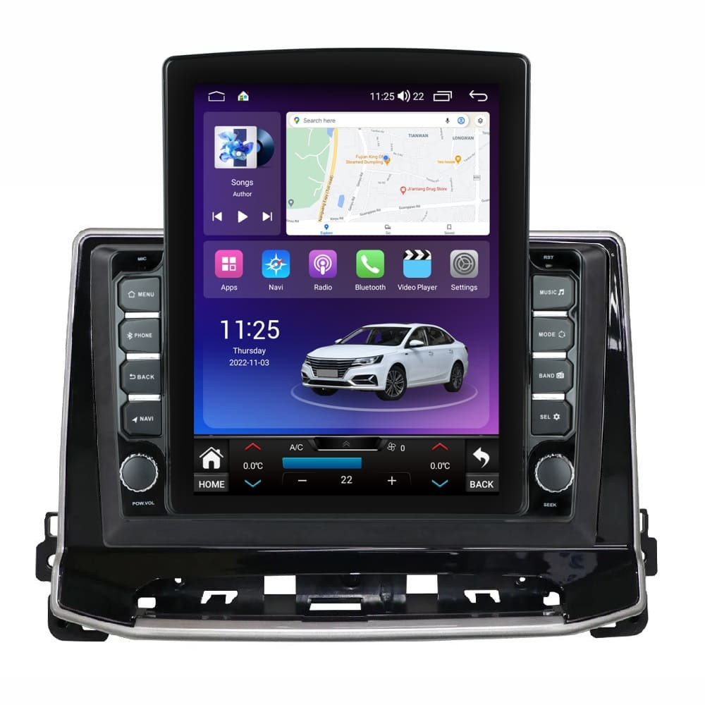 Navigatie dedicata cu Android Jeep Compass II dupa 2021, 8GB RAM, Radio GPS Dual Zone, Touchscreen IPS 9.7" HD tip Tesla, Internet Wi-Fi si slot SIM 4G, Bluetooth, MirrorLink, USB