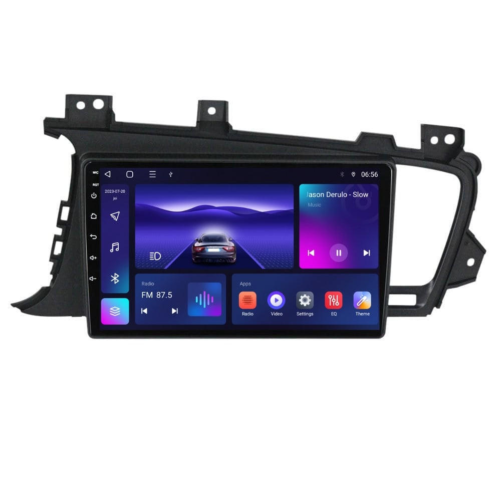 Navigatie dedicata cu Android Kia Optima I 2010 - 2015, 3GB RAM, Radio GPS Dual Zone, Display HD QLED 9" Touchscreen, Internet Wi-Fi si slot SIM 4G, Bluetooth, MirrorLink, USB