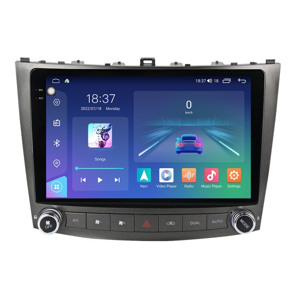 Navigatie dedicata cu Android Lexus IS 2005 - 2013, 8GB RAM, Radio GPS Dual Zone, Display 2K QLED 10.36" Touchscreen, Internet Wi-Fi si slot SIM 4G, Bluetooth, MirrorLink, USB