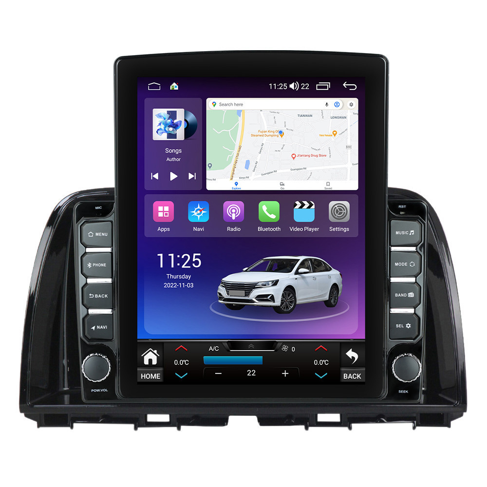 Navigatie dedicata cu Android Mazda CX-5 2011 - 2017, 8GB RAM, Radio GPS Dual Zone, Touchscreen IPS 9.7" HD tip Tesla, Internet Wi-Fi si slot SIM 4G, Bluetooth, MirrorLink, USB