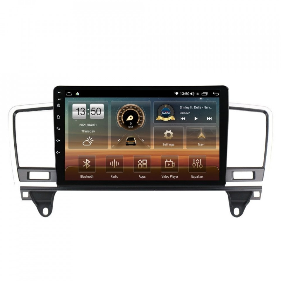 Navigatie dedicata cu Android Mercedes M-Class ML W166 2011 - 2015, 8GB RAM, Radio GPS Dual Zone, Display HD QLED 9" Touchscreen, Internet Wi-Fi si slot SIM 4G, Bluetooth, MirrorLink, USB
