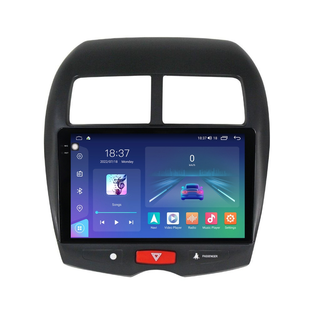 Navigatie dedicata cu Android Mitsubishi ASX 2010 - 2016, 8GB RAM, Radio GPS Dual Zone, Display 2K QLED 10.36" Touchscreen, Internet Wi-Fi si slot SIM 4G, Bluetooth, MirrorLink, USB