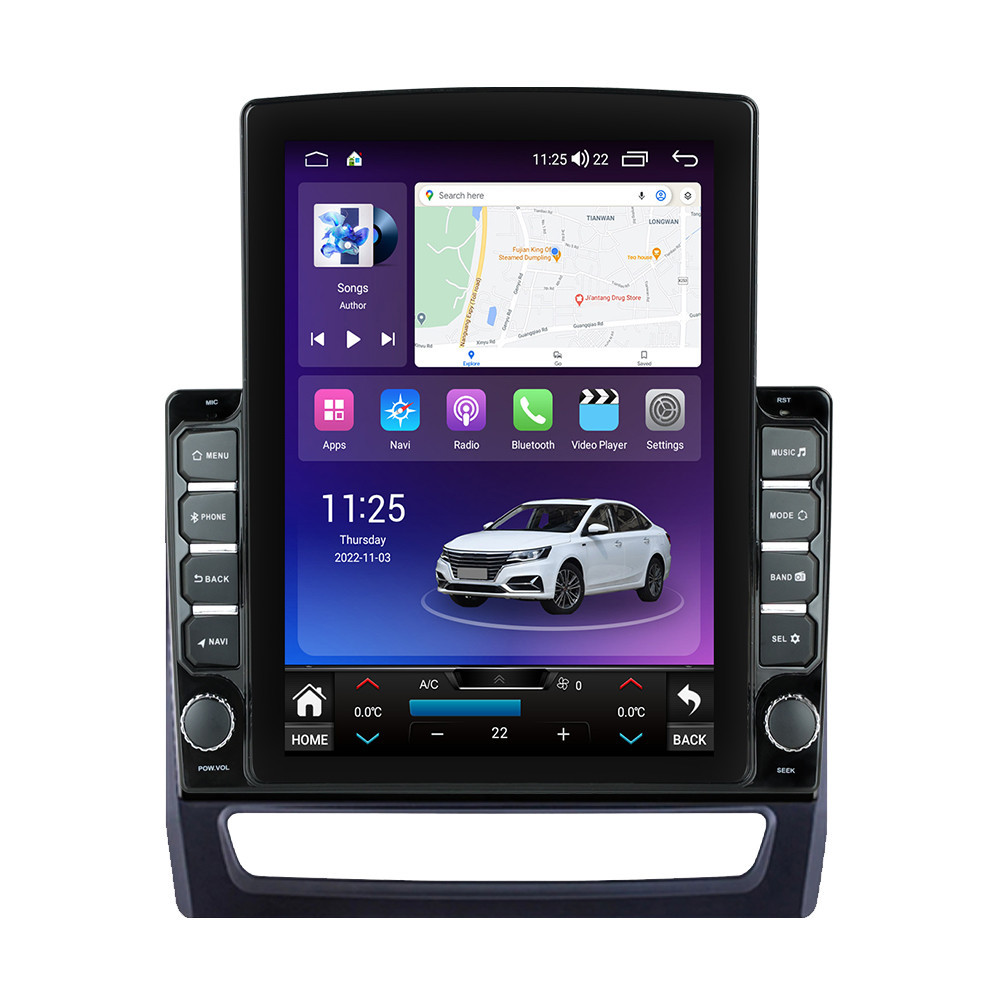 Navigatie dedicata cu Android Mitsubishi ASX 2019 - 2023, 4GB RAM, Radio GPS Dual Zone, Touchscreen IPS 9.7" HD tip Tesla, Internet Wi-Fi si slot SIM 4G, Bluetooth, MirrorLink, USB