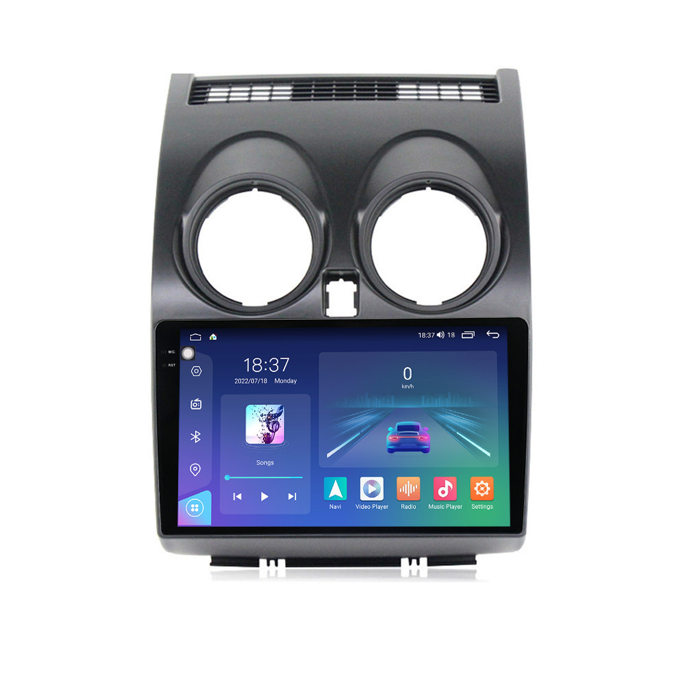Navigatie dedicata cu Android Nissan Qashqai I 2006 - 2014, 8GB RAM, Radio GPS Dual Zone, Display 2K QLED 9.5" Touchscreen, Internet Wi-Fi si slot SIM 4G, Bluetooth, MirrorLink, USB