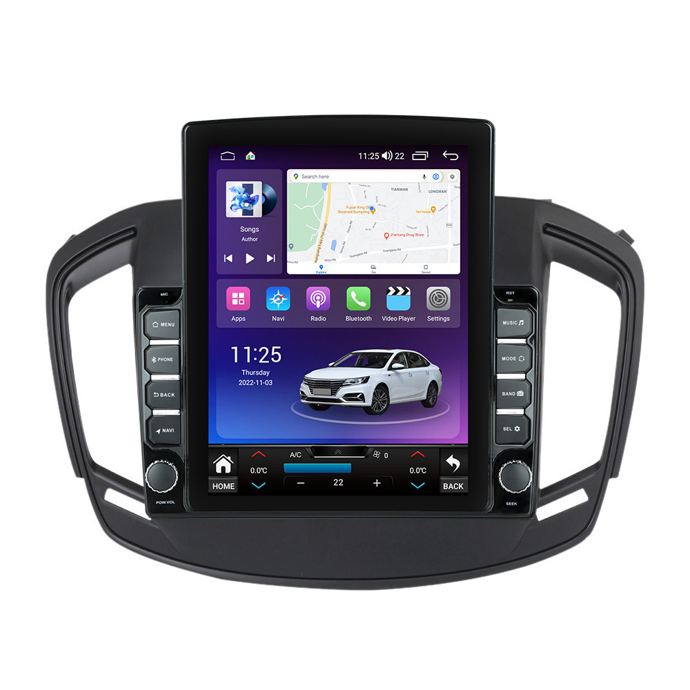 Navigatie dedicata cu Android Opel Insignia A 2013 - 2017, 8GB RAM, Radio GPS Dual Zone, Touchscreen IPS 9.7" HD tip Tesla, Internet Wi-Fi si slot SIM 4G, Bluetooth, MirrorLink, USB