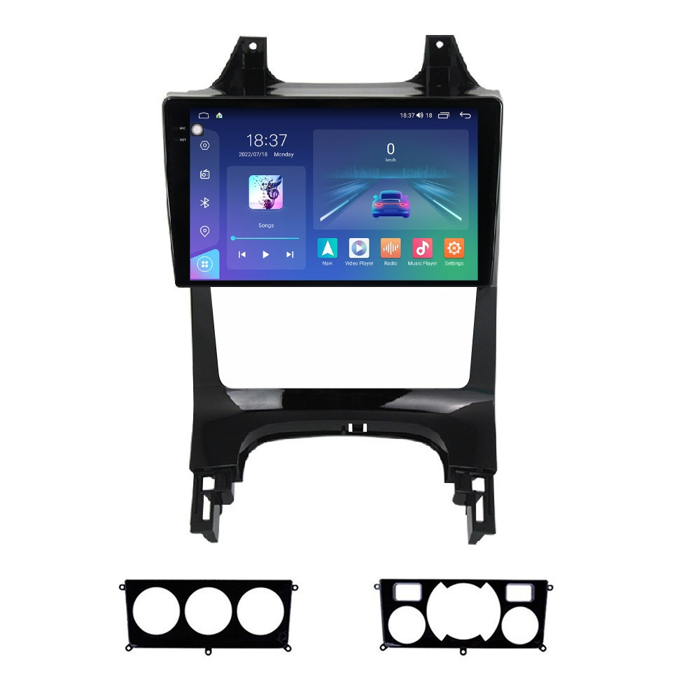 Navigatie dedicata cu Android Peugeot 3008 2009 - 2016, 4GB RAM, Radio GPS Dual Zone, Display 2K QLED 9.5" Touchscreen, Internet Wi-Fi si slot SIM 4G, Bluetooth, MirrorLink, USB