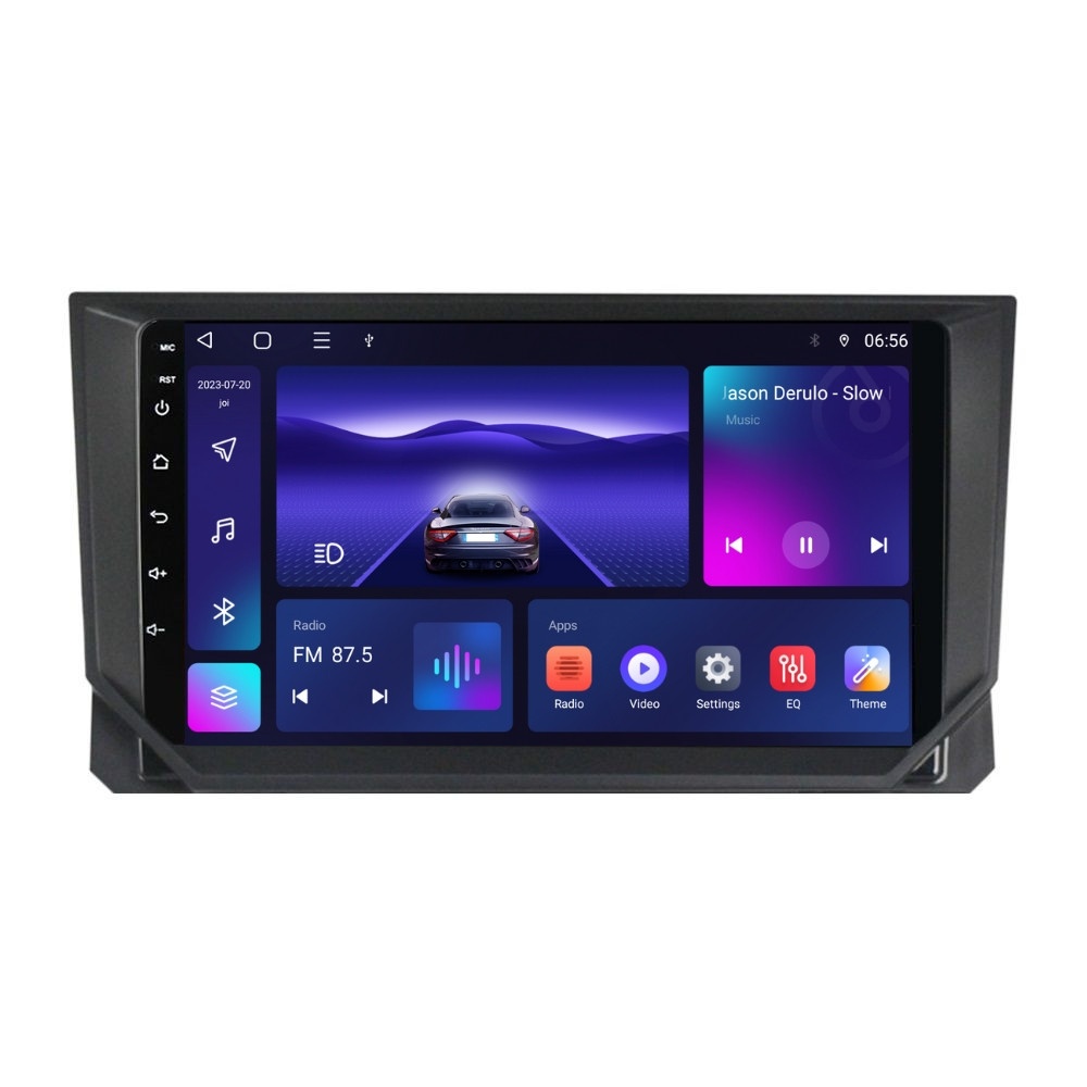 Navigatie dedicata cu Android Seat Ibiza V 2017 - 2021, 4GB RAM, Radio GPS Dual Zone, Display HD IPS 9" Touchscreen, Internet Wi-Fi, Bluetooth, MirrorLink, USB