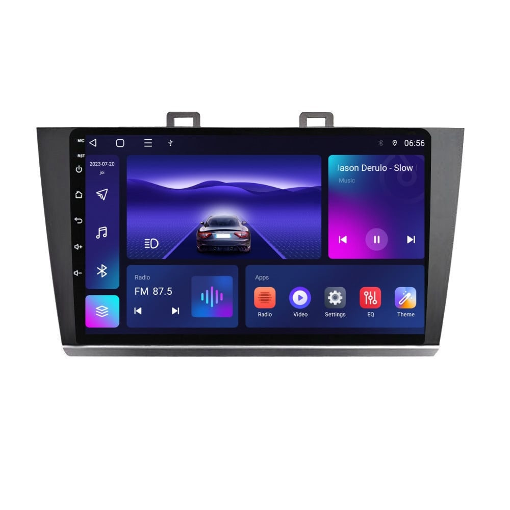 Navigatie dedicata cu Android Subaru Outback / Legacy 2014 - 2019, 3GB RAM, Radio GPS Dual Zone, Display HD QLED 9" Touchscreen, Internet Wi-Fi si slot SIM 4G, Bluetooth, MirrorLink, USB