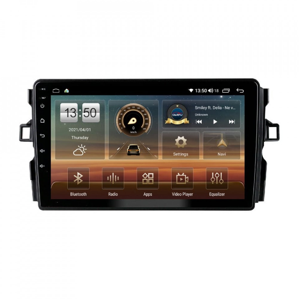 Navigatie dedicata cu Android Toyota Auris 2006 - 2012, 6GB RAM, Radio GPS Dual Zone, Display HD QLED 9" Touchscreen, Internet Wi-Fi si slot SIM 4G, Bluetooth, MirrorLink, USB