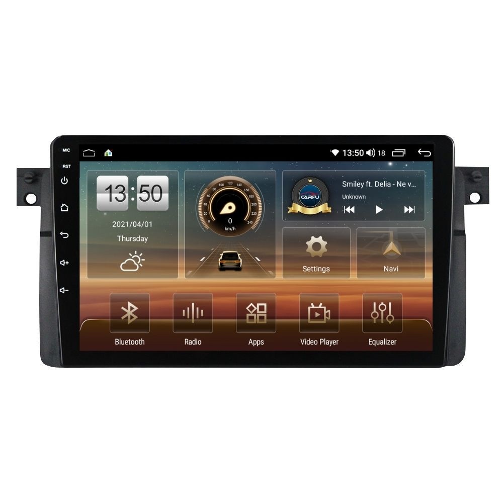 Navigatie dedicata cu Android BMW Seria 3 (E46) 1997 - 2005, 4GB RAM, Radio GPS Dual Zone, Display HD QLED 9" Touchscreen, Internet Wi-Fi si slot SIM 4G, Bluetooth, MirrorLink, USB