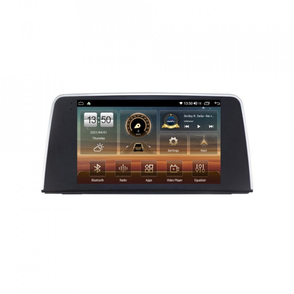 Navigatie dedicata cu Android BMW Seria 3 (F30) 2011 - 2016, 8GB RAM, Radio GPS Dual Zone, Display HD QLED 9" Touchscreen, Internet Wi-Fi si slot SIM 4G, Bluetooth, MirrorLink, USB