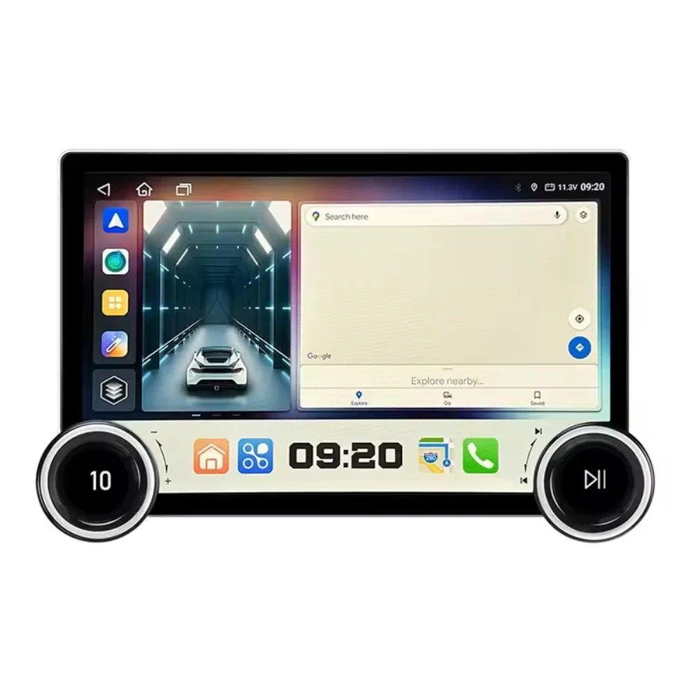 Navigatie dedicata cu Android Citroen Jumpy dupa 2024, 4GB RAM, Radio GPS Dual Zone, Display 2K QLED 11.8" Touchscreen, Internet Wi-Fi si slot SIM 4G, Bluetooth, MirrorLink, USB