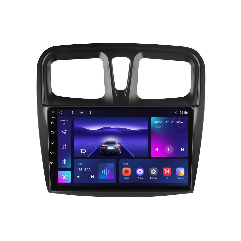 Navigatie dedicata cu Android Dacia Logan II 2012 - 2020, 4GB RAM, Radio GPS Dual Zone, Display HD IPS 10" Touchscreen, Internet Wi-Fi, Bluetooth, MirrorLink, USB