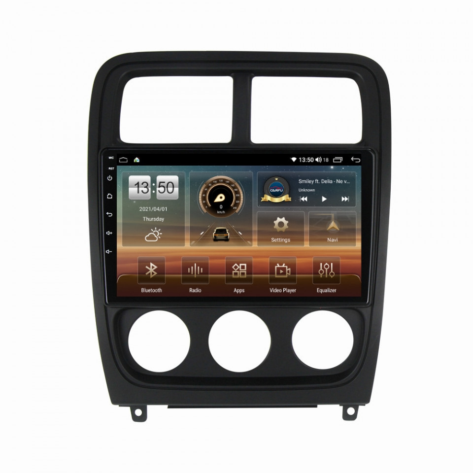 Navigatie dedicata cu Android Dodge Caliber 2010 - 2012, 8GB RAM, Radio GPS Dual Zone, Display HD QLED 9" Touchscreen, Internet Wi-Fi si slot SIM 4G, Bluetooth, MirrorLink, USB